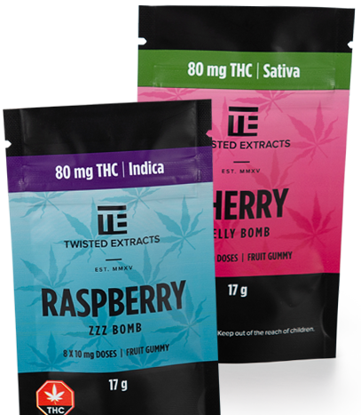 Twisted Extracts Raspberry ZZZ Bomb, Buy Edibles