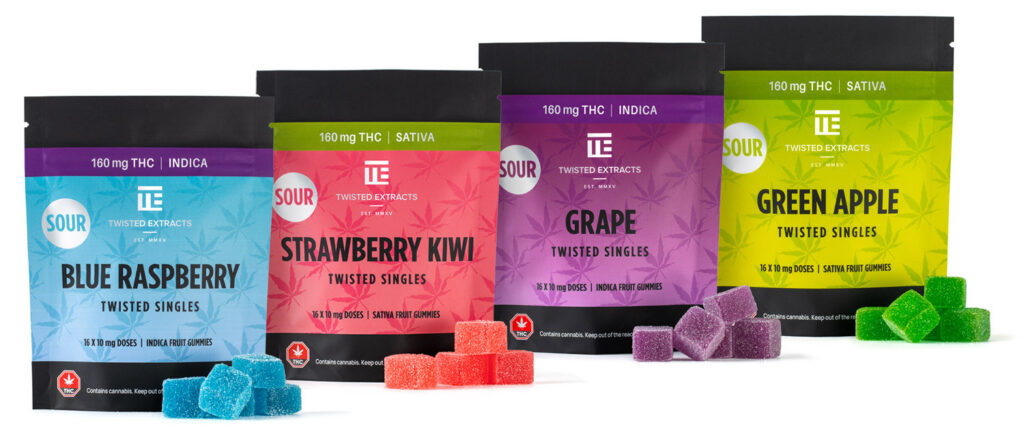 Sour Twisted Single gummies