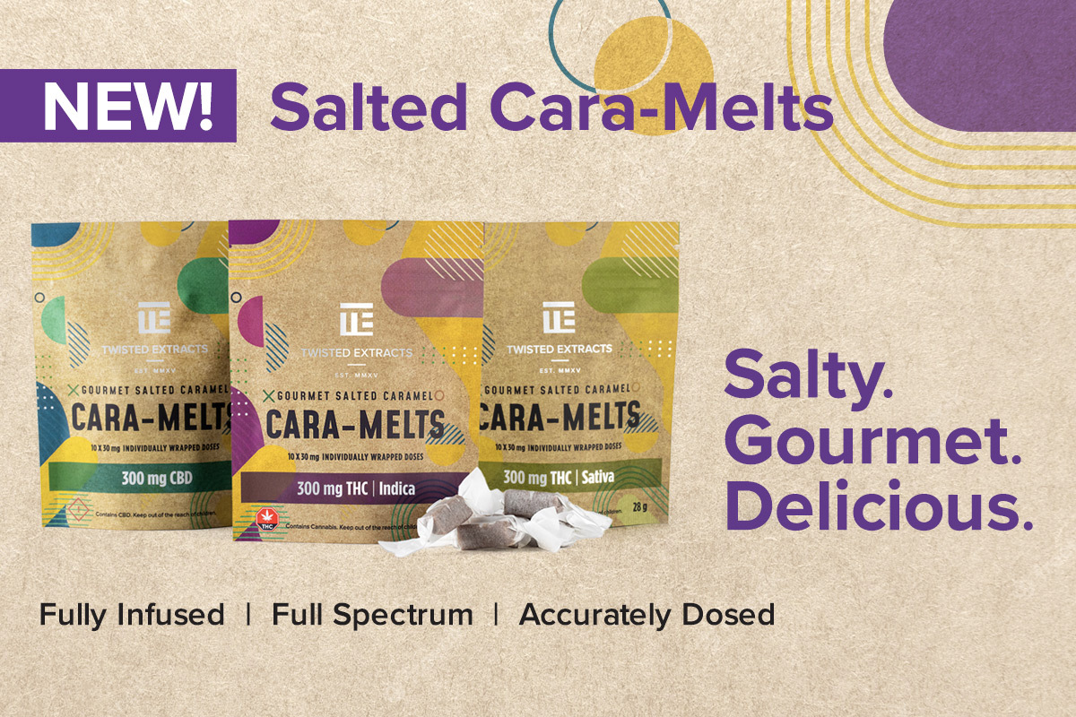New Salted Cara-Melts (300mg) by Twisted Extracts