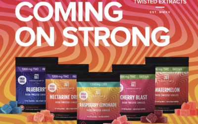WE’RE COMING ON STRONG WITH OUR NEW HIGH DOSE SOUR TWISTED SINGLE GUMMIES.